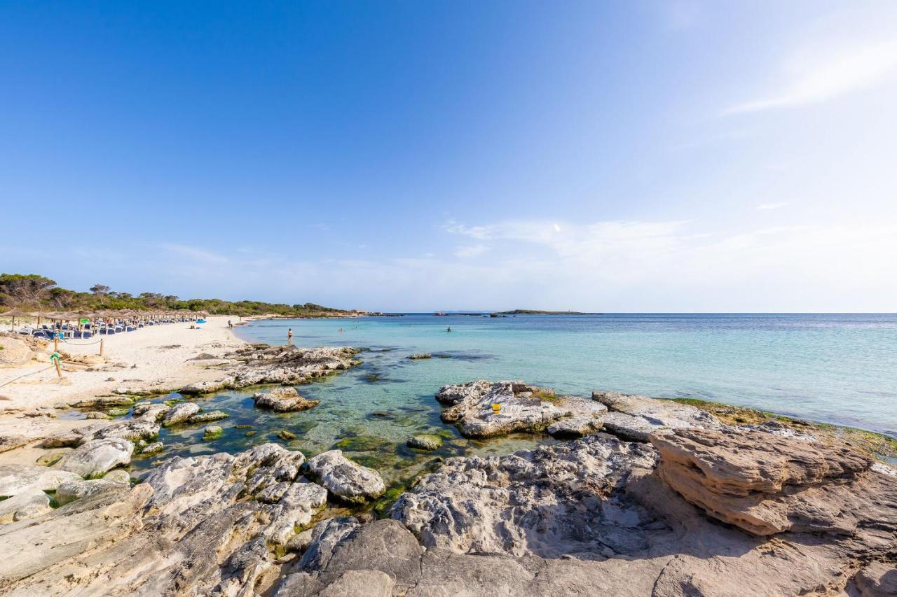 Ses Salines Cottage With Private Pool And Barbecue المظهر الخارجي الصورة